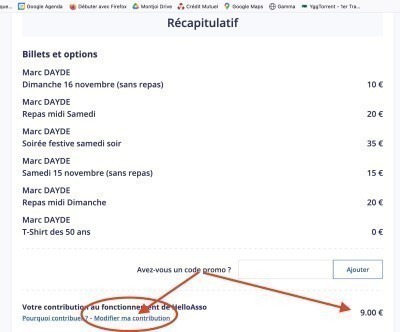 Helloasso contribution