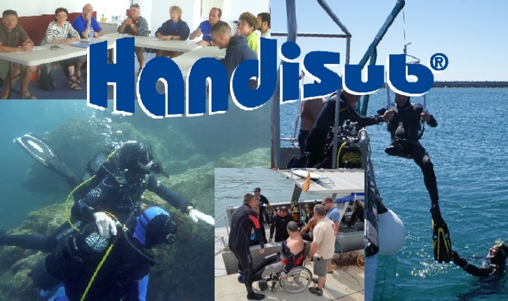 Infos des actions , sorties et formations de cadres Handisub deuxième semestre 2025 de la Mission Handisub FFESSM-PM Occitanie et CODEP